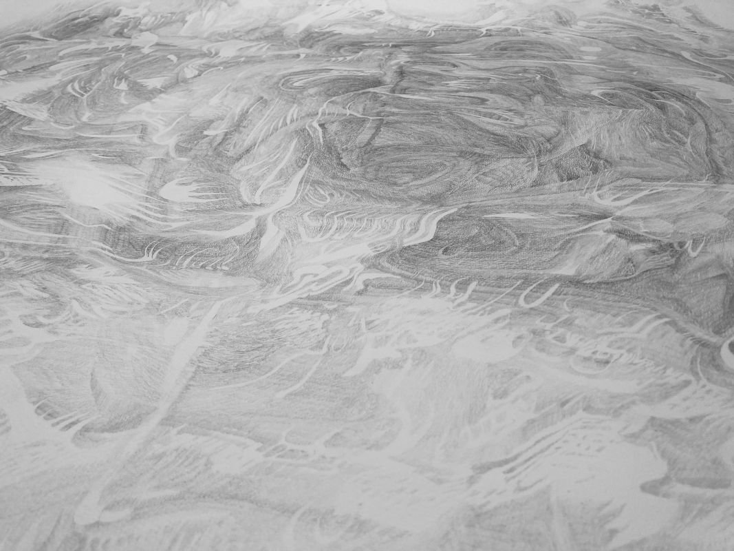 Detail from drawing untitled, 2022